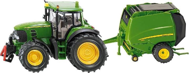 Produktbild Siku 1665 John Deere mit Ballenpresse