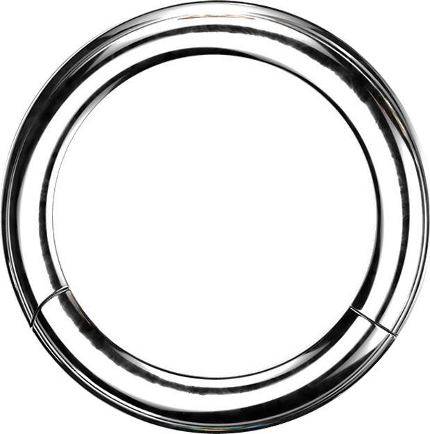 Produktbild Star Piercing Segmentring silber (ohne Messing, Titan G23)