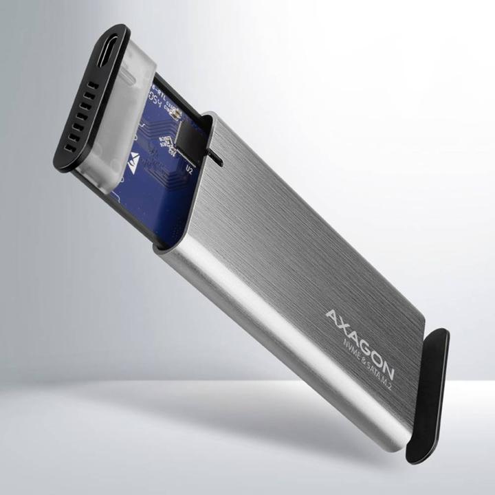 Produktbild Axagon EEM2-SG2 externes Gehäuse für M.2 SSDs USB-C 3.2 Gen 2 (M.2)