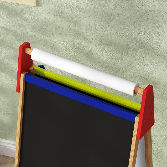 Immagine prodotto Swisshandel24 3-in-1 Kindertafel höhenverstellbar, doppelseitige Kinder Staffelei mit Ablage