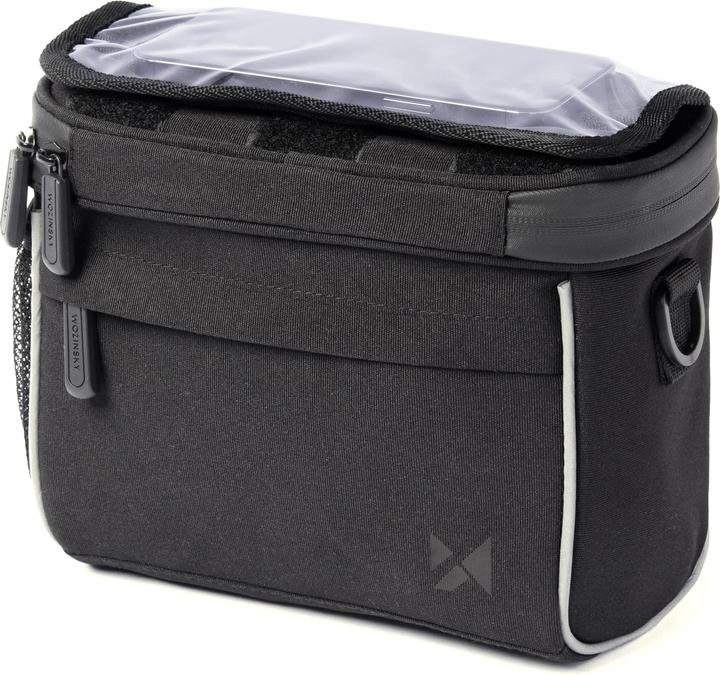 Produktbild Wozinsky Fahrrad Lenkertasche Fahrrad Umhängetasche juodas (WBHBB-01) (3.50 l, Lenkertasche)