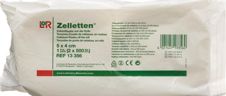 Immagine prodotto L&R Cell Pads Cellulose Swab Rolls (2 x 500 pz)