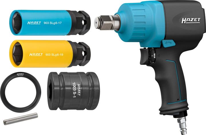 Actual product image HAZET Impact Wrench Set (Air blast)