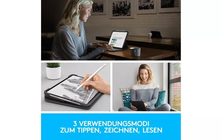 Actual product image Logitech Slim Folio Pro (CH, iPad Pro 12.9 2018 (3. Gen), iPad Pro 12.9 2020 (4. Gen))