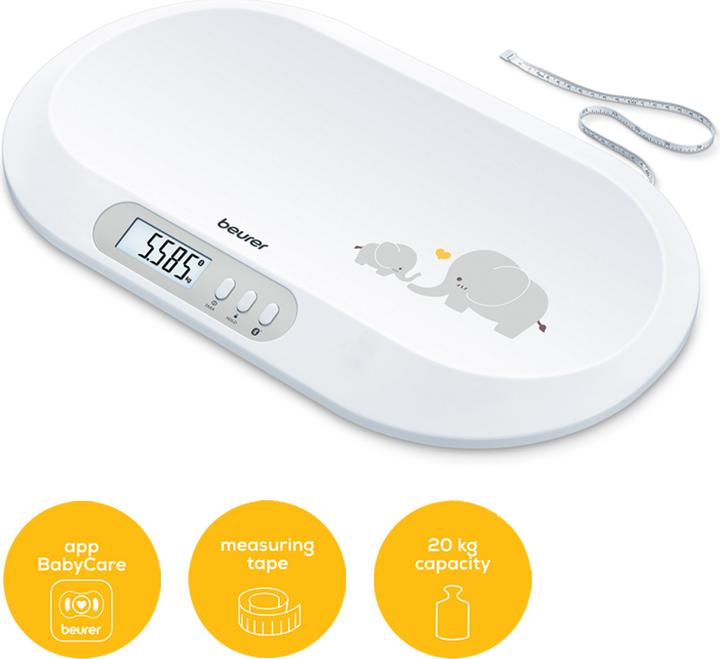 Produktbild Beurer Babywaage Bluetooth BY90 (20 kg)