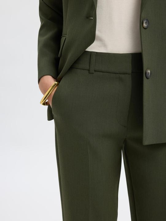Actual product image Selected Femme Slfrita-Ria Mw Crop Pant Mel Noos (42)