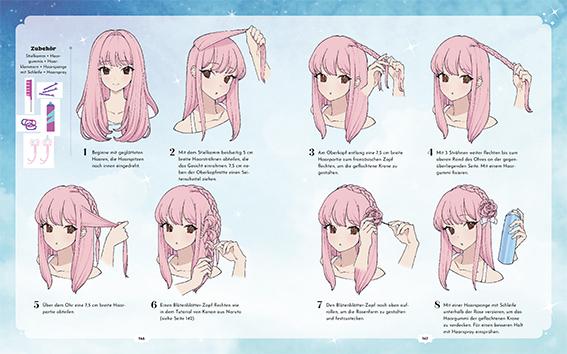 Produktbild Traumhafte Anime-Frisuren (Deutsch, Mei Yan, 2024)