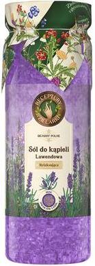 Actual product image Eurus Receptury Zielarki Skarby Polne Relaxing Lavender Bath Salt 700 G (Bath salts)