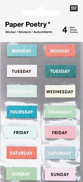 Actual product image Paper Poetry Sticker