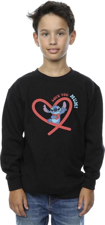 Produktbild Disney Lilo & Stitch Love You Mum Sweatshirt Jungen (128)