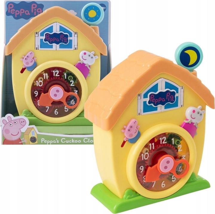 Actual product image Peppa Pig Cuckoo Learning Clock