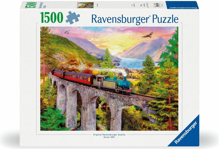 Produktbild Ravensburger Puzzle 12000795 - Zugfahrt im Herbst - 1500 Teile Puzzle für Erwachsene ab 14 Ja (1500 Teile)