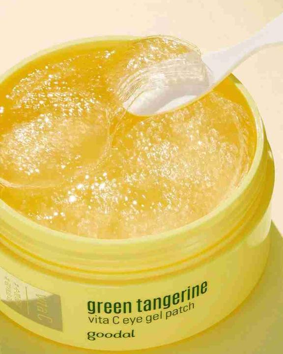 Actual product image Goodal Green Tangerine Vitamin C Moisturizing Eye Patch (Patches, Day)