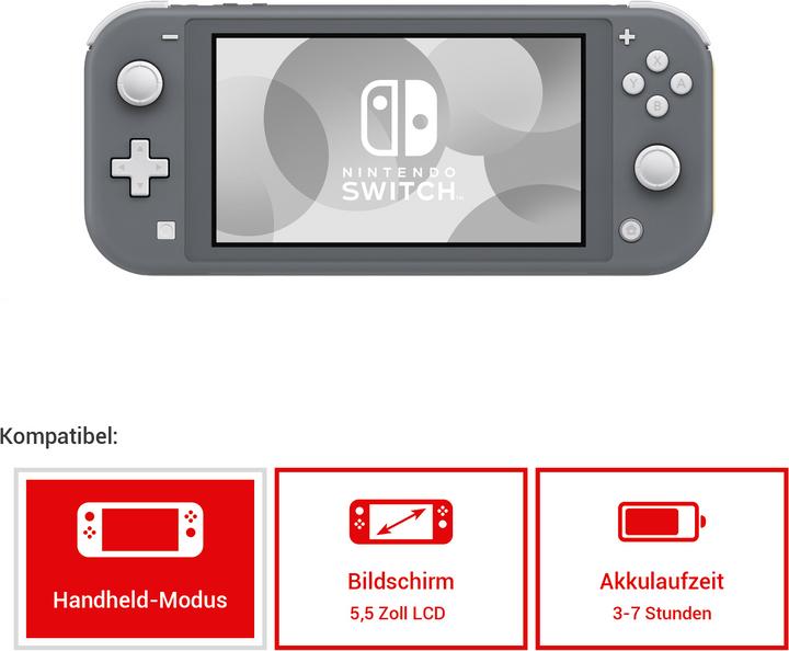 Actual product image Nintendo Switch Lite - Grey