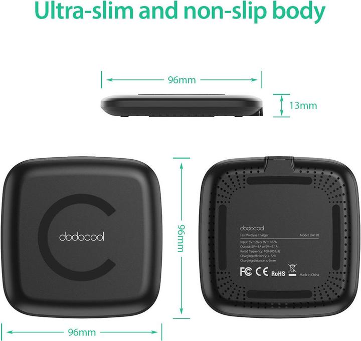 Image du produit Dodocool Chargeur sans fil DA128 (10 W)