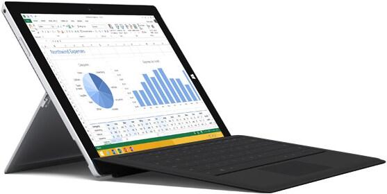 Produktbild Microsoft Surface Pro 3 i5 + Type Cover Schwarz