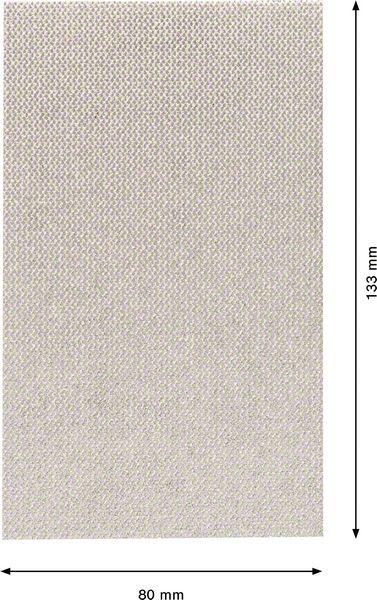 Image du produit Bosch Professional Zubehör Accessories 2608901690 Filet de ponçage pour ponceuse pour cloisons sèches Grain 80 ( (k80)