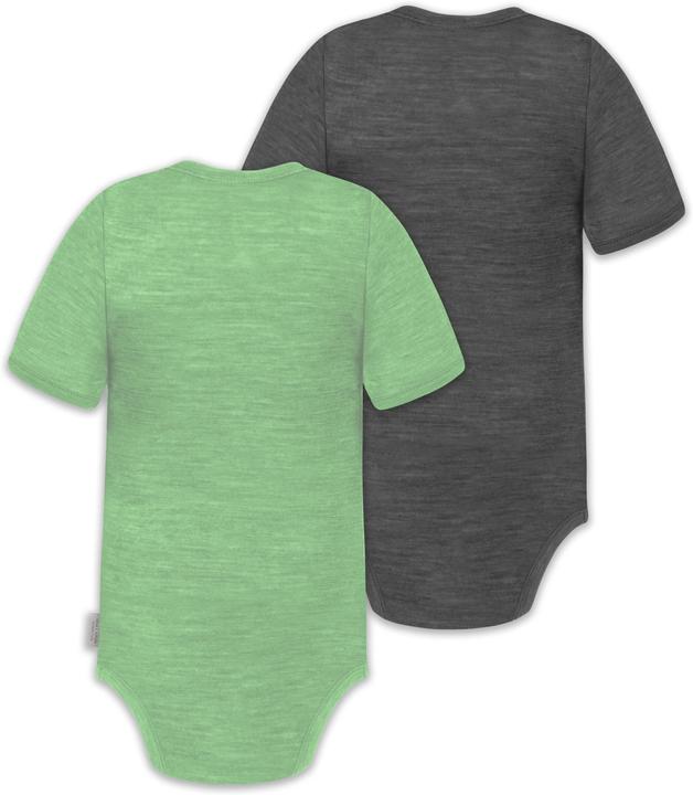 Immagine prodotto Normani Set di 2 body baby merino a maniche corte "Tihoi" - 9317 (56)