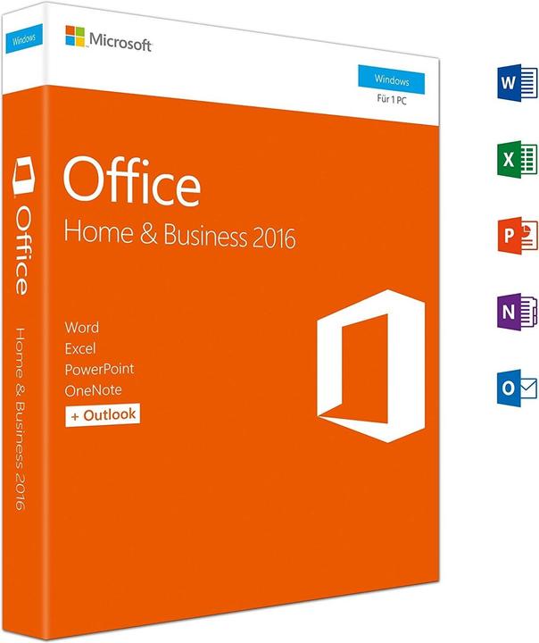 Image du produit Microsoft Office Home & Business 2016 (1 Utilisateur, 1 Périphériques/Utilisateurs)
