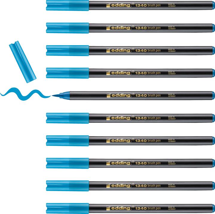 Produktbild Edding Brushpen 1340 (Hellblau, 1 x)