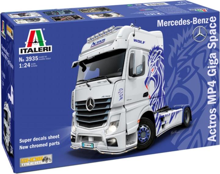 Produktbild Italeri Truckmodell 1:24 M B Actros MP4 Show GigaSpace