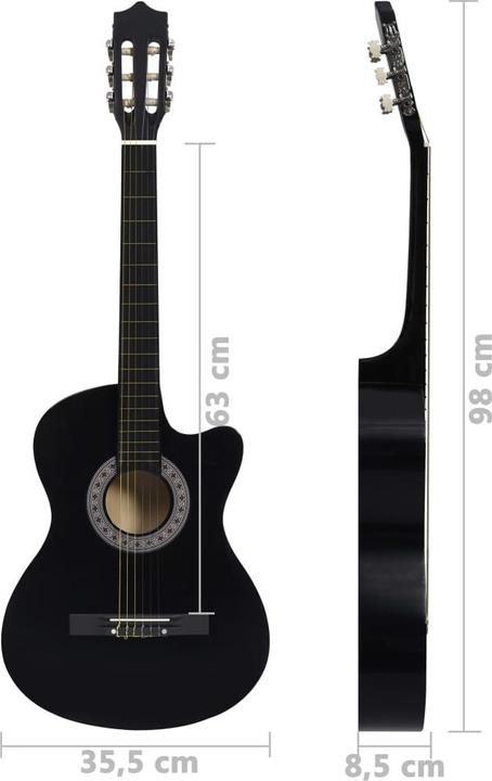 Actual product image VidaXL Theodora (Classical guitar, Lime wood)