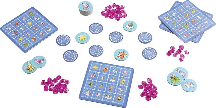 Actual product image Haba Unicorn glitter luck - Sparkle Bingo (German, French, Italian, English)