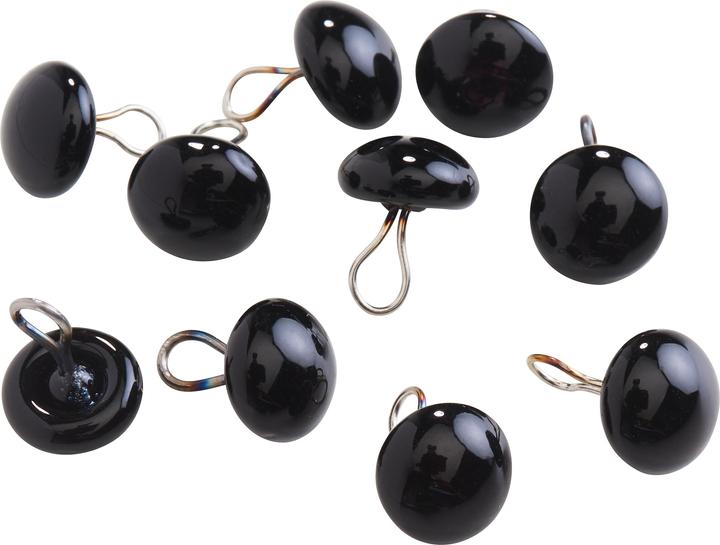 Immagine prodotto VBS Occhi di orso con occhiello, nero, Ø 6 mm, 10 pezzi