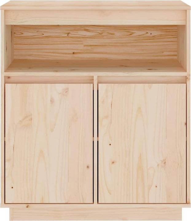 Image du produit VidaXL Sideboard 70x34x80cm Massivholz Kiefer Kommode Beistellschrank Anrichte (70 x 34 x 80 cm)