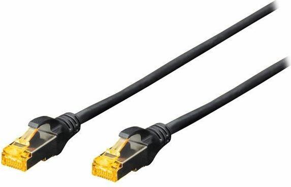 Productafbeelding Digitus CAT 6 U-UTP patchkabel PVC AWG 26/7 lengte 1m kleur zwart (U/UTP, CAT6, 1 m)