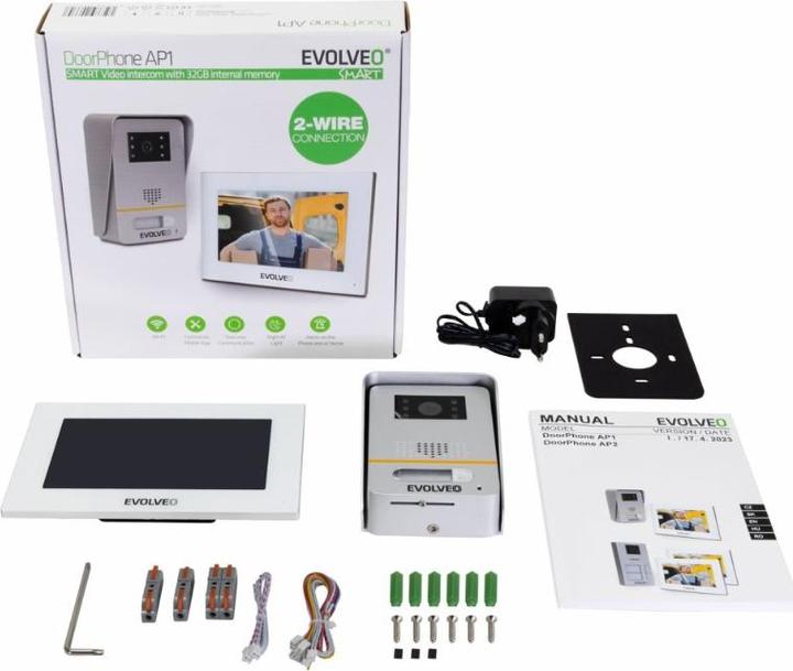 Produktbild Evolveo DoorPhone AP1- 2 drátový videotelefon s aplikací (WLAN, Ethernet)