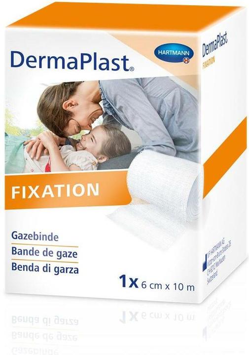 Produktbild DermaPlast Gazebinden 6 cm x 10 m