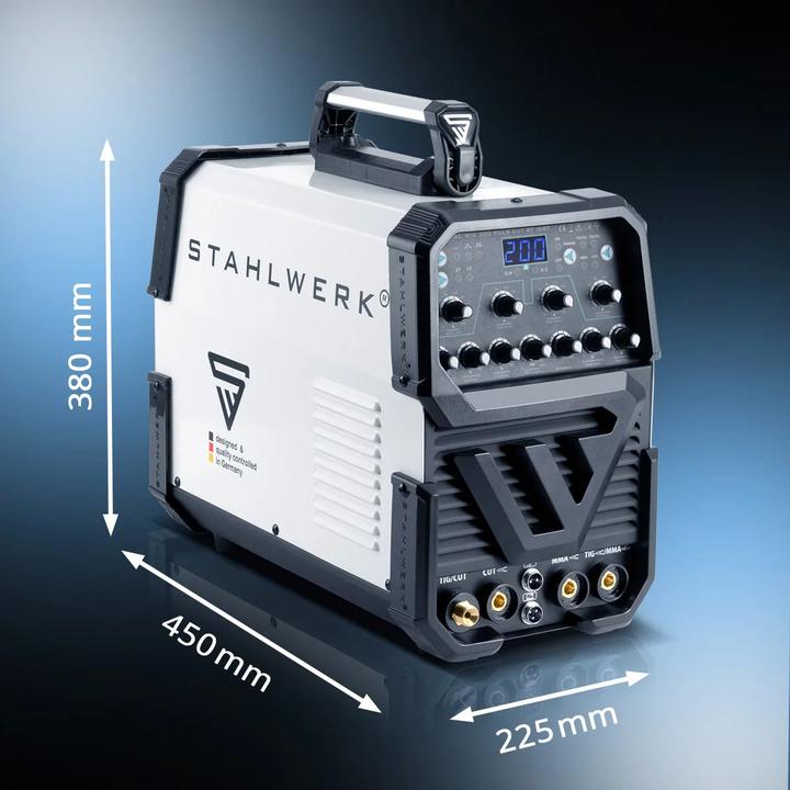 Immagine prodotto Stahlwerk Saldatrice AC/DC TIG 200 a impulsi con funzione ST CUT al plasma 200 A