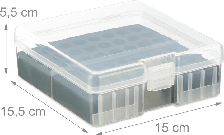 Relaxdays 2x Batteriebox
