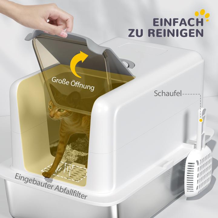 Produktbild PawHut Katzentoilette (Katzenklo geschlossen)