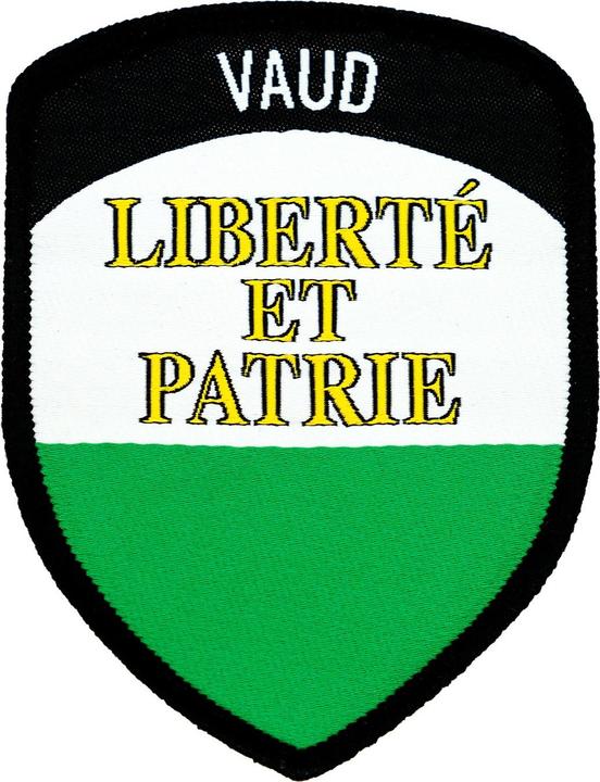 Actual product image Charlie Mike Klettabzeichen Kantonswappen Vaud