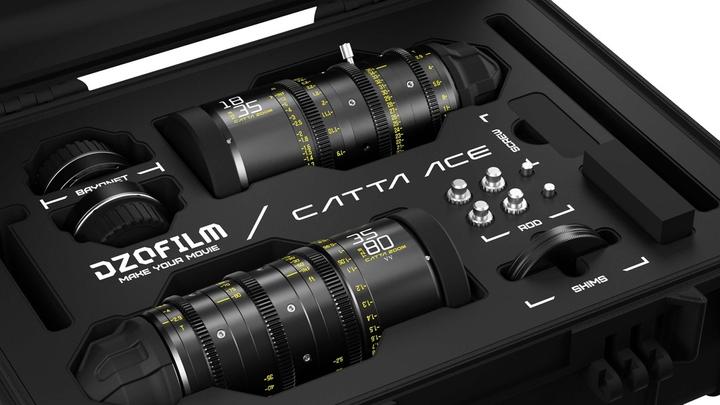 Produktbild Dzofilm Catta Ace Zoom 2-Lens Kit (18-35/35-80 T2.9) Black (L-Mount, C-Mount, Vollformat)