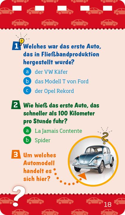 Produktbild Tessloff WAS IST WAS Quiz Autos (Deutsch)