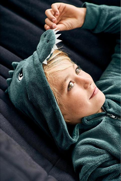Image du produit La Redoute Collections Combinaison dino avec capuche (164)