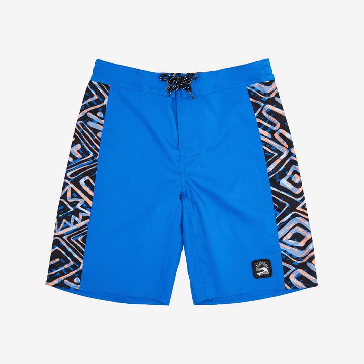 Olaian Boardshorts Surfen Jungen 900 Band blau (14, 15, 16)