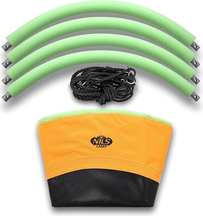 Actual product image Nils CAMP Stork's Nest Swing NB5003 Orange-Green 90 cm