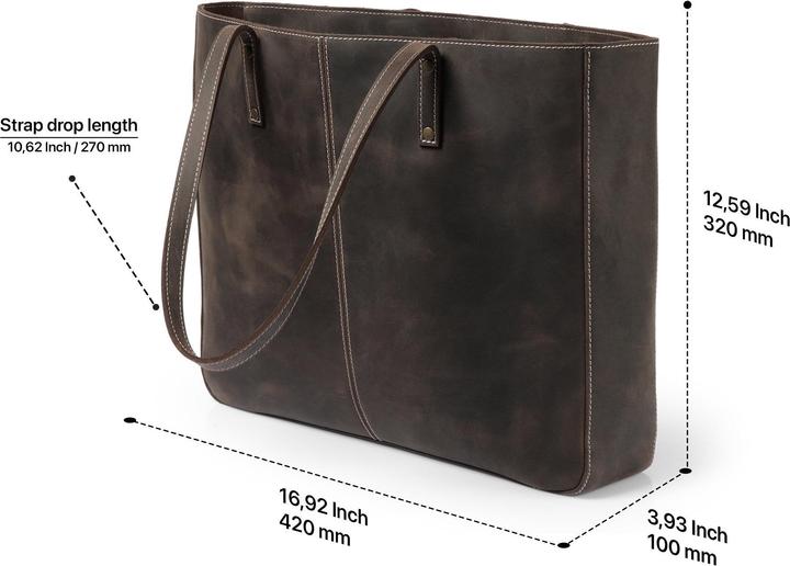 Image du produit Only-Bags.Store Sac en cuir, sac résistant pour les articles de toilette ou les appareils électroniques