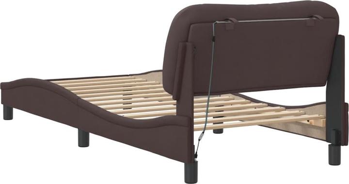 Image du produit VidaXL Cadre de lit avec tissu LED (90 x 200 cm)