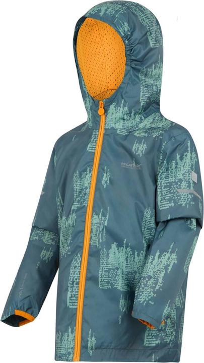 Actual product image Regatta Childrens/Kids Lever II Printed Waterproof Jacket (140)