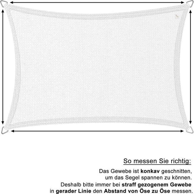 Image du produit Swisshandel24 Voile d'ombrage imperméable rectangle 2x2.5m, taupe (2 x 2,5 m)