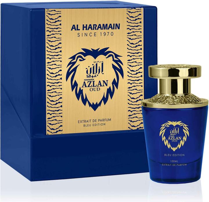 Al Haramain Azlan Oud Bleu Edition Extrait De Parfum Spray 3.4 Ounce (Eau de Parfum, 100 ml)
