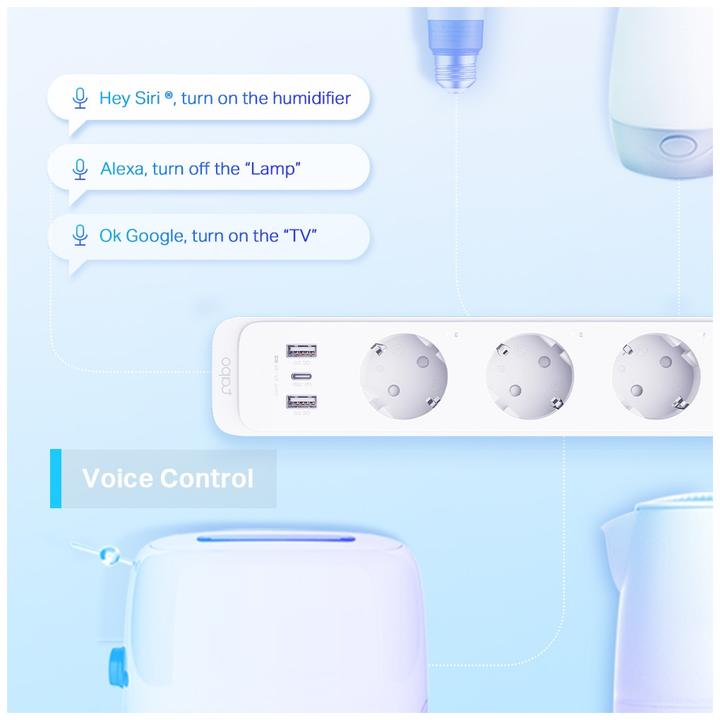 Produktbild TP-Link Tapo P300 (6 x, USB-C, USB-A, 1.50 m)