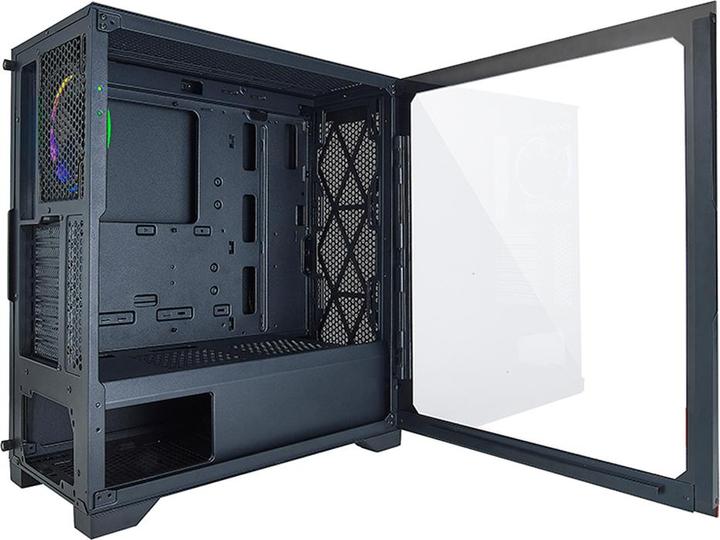 Produktbild Linkworld Hive 450 GAMING Miditower Schwarz RGB retail - Midi/Minitower - ATX (mATX, ITX, ATX, E-ATX)