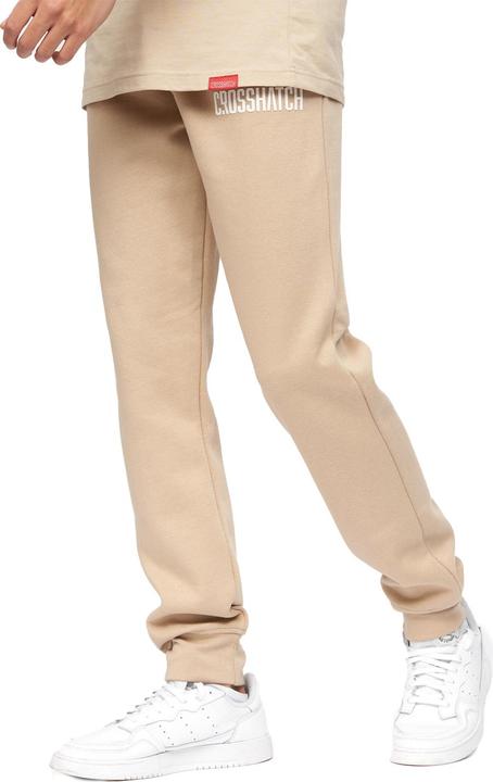 Actual product image Crosshatch Mens Bellmant Logo Jogging Bottoms (S)