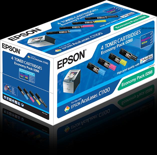 Image du produit Epson C13s050268 (M, CF, C, Y)